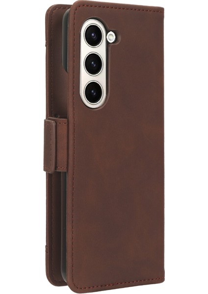 Samsung Galaxy Z Fold 5 ile Uyumlu Kickstand Koruyucu, Kredi Kartı Tutacağı Pu Deri Darbeye Dayanıklı Telefon Kılıfı (Yurt Dışından) indirimleri