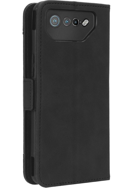 Asus Rog Phone 7 ile Uyumlu Kickstand Koruyucu, Kredi Kartı Tutacağı Pu Deri Darbeye Dayanıklı Telefon Kılıfı (Yurt Dışından) indirimleri