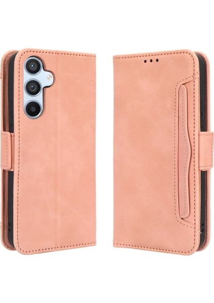 Samsung Galaxy A54 5g ile Uyumlu Kickstand Koruyucu, Kredi Kartı Tutacağı Pu Deri Darbeye Dayanıklı Telefon Kılıfı (Yurt Dışından)