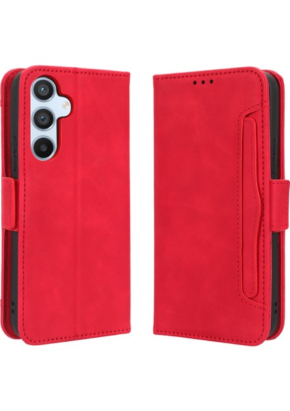 Samsung Galaxy A54 5g ile Uyumlu Kickstand Koruyucu, Kredi Kartı Tutacağı Pu Deri Darbeye Dayanıklı Telefon Kılıfı (Yurt Dışından)