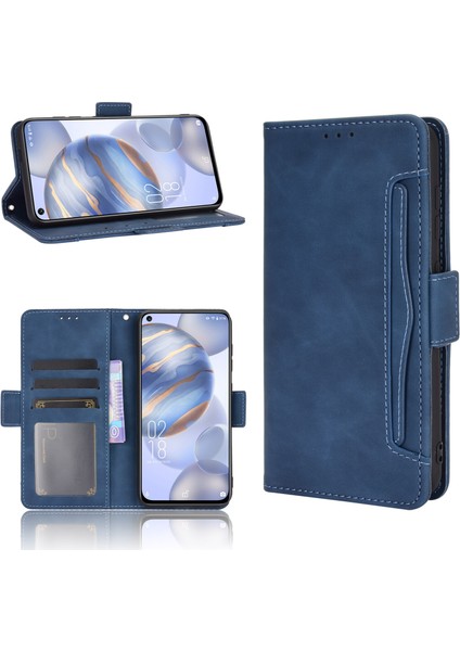 Oukitel C21 ile Uyumlu Kickstand Koruyucu, Kredi Kartı Tutacağı Pu Deri Darbeye Dayanıklı Telefon Kılıfı (Yurt Dışından) fırsatları