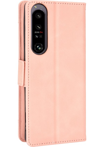 Sony Xperia 1 Ⅳ ile Uyumlu Kickstand Koruyucu, Kredi Kartı Tutacağı Pu Deri Darbeye Dayanıklı Telefon Kılıfı (Yurt Dışından) indirimleri