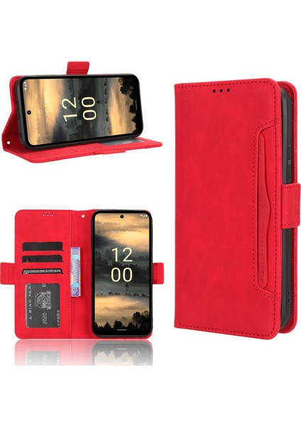 Nokia Xr 21 ile Uyumlu Kickstand Koruyucu, Kredi Kartı Tutacağı Pu Deri Darbeye Dayanıklı Telefon Kılıfı (Yurt Dışından) fırsatları