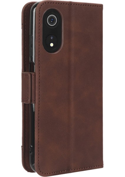 Cubot P60 ile Uyumlu Kickstand Koruyucu, Kredi Kartı Tutacağı Pu Deri Darbeye Dayanıklı Telefon Kılıfı (Yurt Dışından) fırsatları