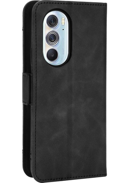 Motorola Moto Edge 30 Pro ile Uyumlu Kickstand Koruyucu, Kredi Kartı Tutacağı Pu Deri Darbeye Dayanıklı Telefon Kılıfı (Yurt Dışından) indirimleri