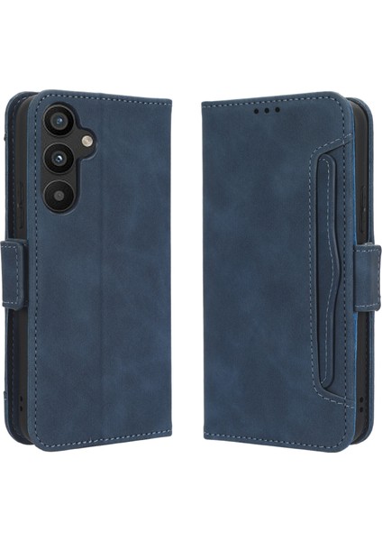 Samsung Galaxy A34 5g ile Uyumlu Kickstand Koruyucu, Kredi Kartı Tutacağı Pu Deri Darbeye Dayanıklı Telefon Kılıfı (Yurt Dışından)