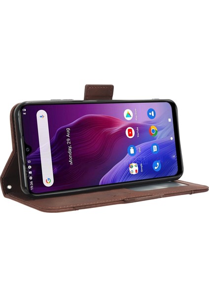 Cubot P60 ile Uyumlu Kickstand Koruyucu, Kredi Kartı Tutacağı Pu Deri Darbeye Dayanıklı Telefon Kılıfı (Yurt Dışından) indirimleri