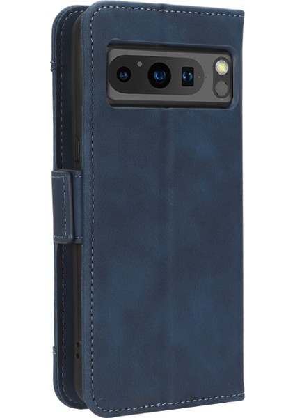 Google Pixel 8 Pro ile Uyumlu Kickstand Koruyucu, Kredi Kartı Tutacağı Pu Deri Darbeye Dayanıklı Telefon Kılıfı (Yurt Dışından)