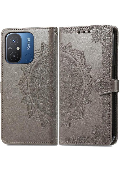 Redmi 12C Basit Iş Çevirme Kapağı Için Kılıf Zarif Desen Darbeye Dayanıklı (Yurt Dışından)
