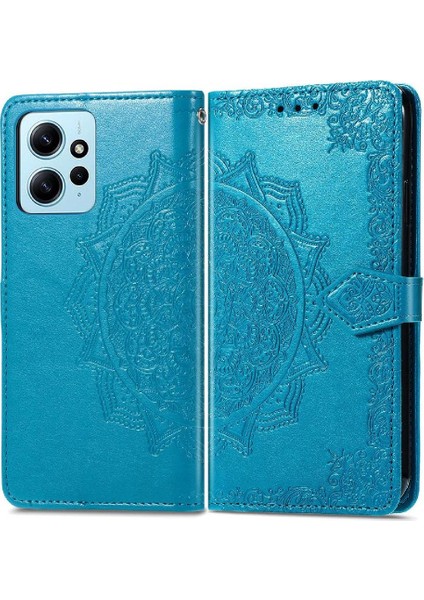 Redmi Not 12 Için Kılıf 4g Darbeye Basit Iş Deri Kılıf Desen (Yurt Dışından)