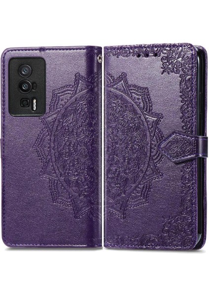 Redmi K60 Pro Basit Iş Darbeye Deri Kılıf Için Kılıf Zarif (Yurt Dışından)