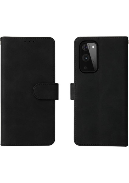 Kart Tutucu Kickstand Tam Koruma Folio ile Oneplus 9 Pro Için Kılıf (Yurt Dışından)
