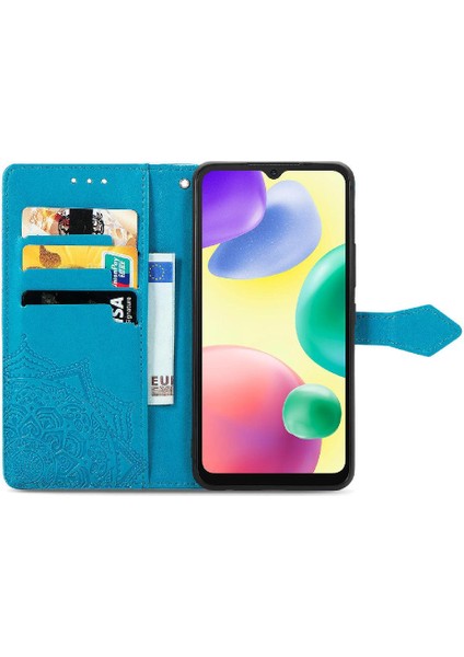Redmi 10A Flip Kapak Için Kılıf Basit Iş Zarif Desen Darbeye (Yurt Dışından) modelleri