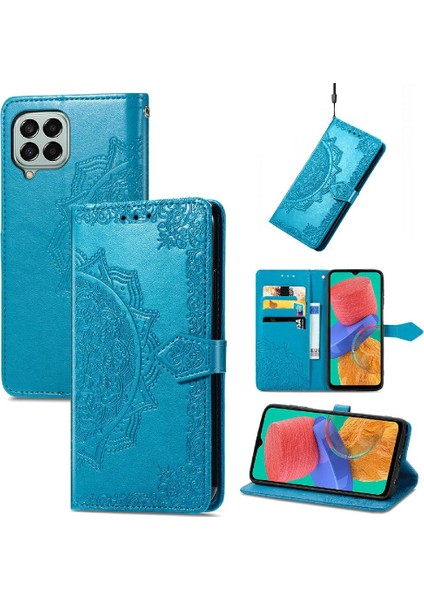 Samsung M33 5g Zarif Desen Basit Iş Deri Kılıf (Yurt Dışından) modelleri