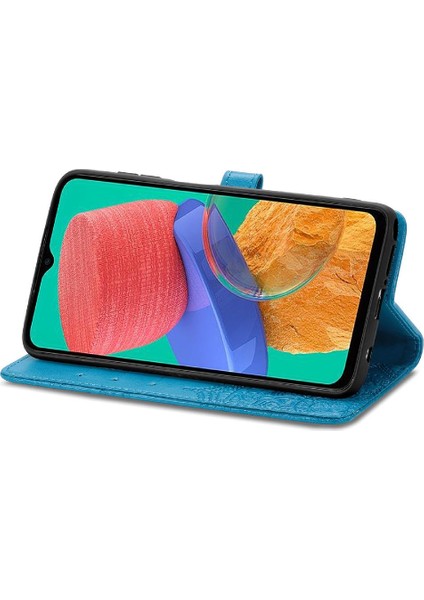 Samsung M33 5g Zarif Desen Basit Iş Deri Kılıf (Yurt Dışından) fırsatları