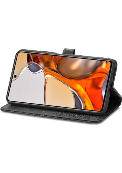 Xiaomi 11T/11T Pro Zarif Desen Deri Kılıf Darbeye (Yurt Dışından) modelleri