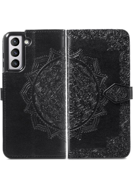 Samsung S21 Flip Kapak Kılıf Için Kılıf Zarif Desen Basit (Yurt Dışından)