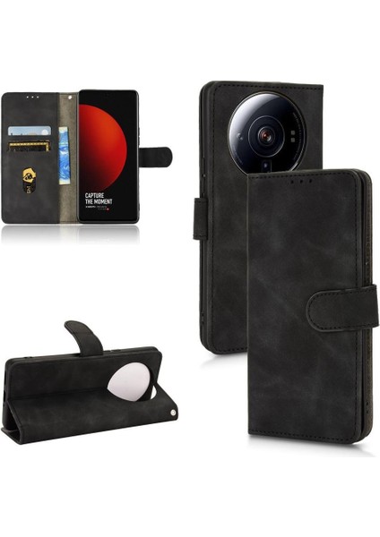 Kart Flip ile Xiaomi 12 Ultra Koruyucu Kapak Kartı Ekleme Için Kılıf (Yurt Dışından)