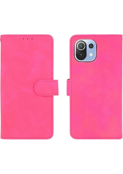 Kart Tutucu Kickstand Kart ile Xiaomi 11 Lite Koruyucu Kapak Için Kılıf (Yurt Dışından)