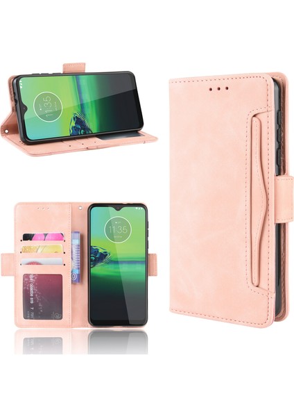 Motorola Moto One Macro/g8 Play ile Uyumlu Kickstand Koruyucu, Kredi Kartı Tutacağı Pu Deri Darbeye Dayanıklı Telefon Kılıfı (Yurt Dışından) fırsatları