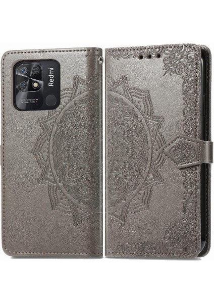 Redmi 10C Flip Kapak Kılıf Için Kılıf Darbeye Zarif Desen (Yurt Dışından)