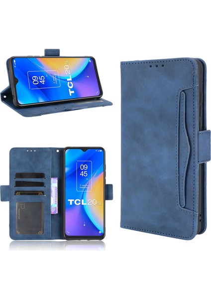 Tcl 20SE ile Uyumlu Kickstand Koruyucu, Kredi Kartı Tutacağı Pu Deri Darbeye Dayanıklı Telefon Kılıfı (Yurt Dışından) fırsatları