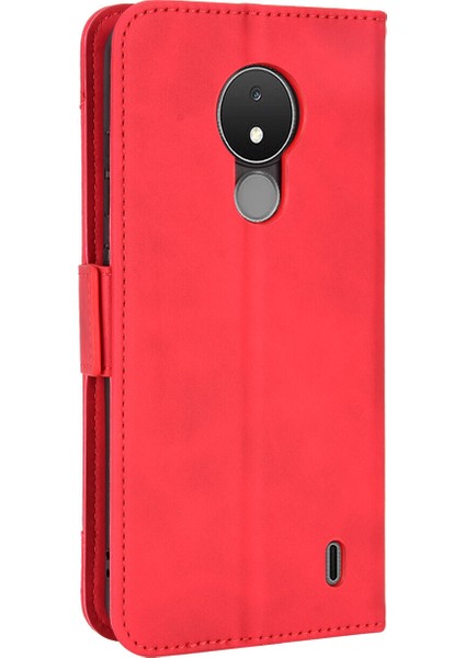 Nokia C21 ile Uyumlu Kickstand Koruyucu, Kredi Kartı Tutacağı Pu Deri Darbeye Dayanıklı Telefon Kılıfı (Yurt Dışından) indirimleri