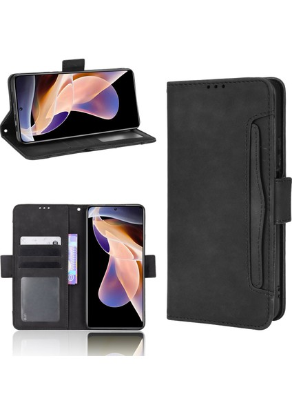 Xiaomi Mi 12 ile Uyumlu Kickstand Koruyucu, Kredi Kartı Tutacağı Pu Deri Darbeye Dayanıklı Telefon Kılıfı (Yurt Dışından) fırsatları