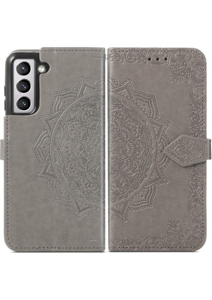 Samsung S21 Flip Kapak Kılıf Için Kılıf Zarif Desen Basit (Yurt Dışından)