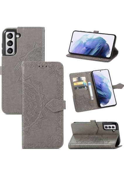 Samsung S21 Flip Kapak Kılıf Için Kılıf Zarif Desen Basit (Yurt Dışından) modelleri