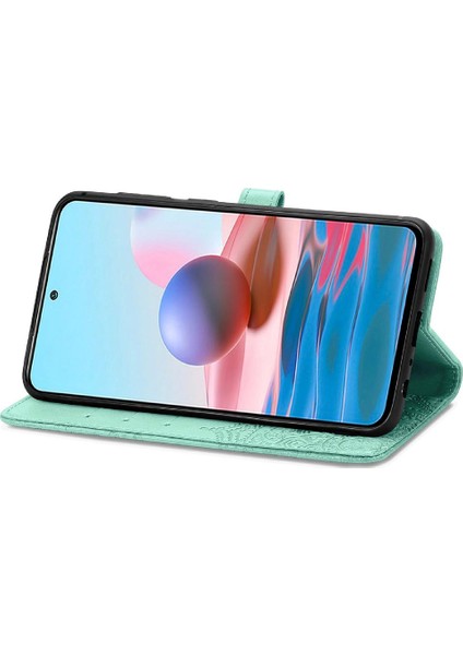 Redmi Not 10 Için Kılıf 4g Deri Kılıf Kapak Çevirin Basit Iş Desen (Yurt Dışından) modelleri