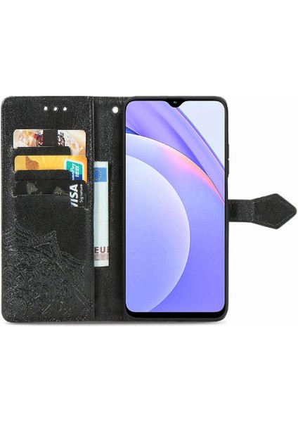 Redmi Not 9 4g Flip Kapak Için Kılıf Zarif Desen Darbeye Basit (Yurt Dışından)