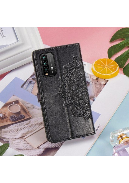 Redmi Not 9 4g Flip Kapak Için Kılıf Zarif Desen Darbeye Basit (Yurt Dışından)