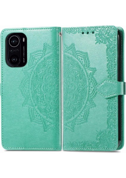 Redmi Için Kılıf K40/K40 Pro Kapak Kapak Darbeye Deri Kılıf Basit (Yurt Dışından)