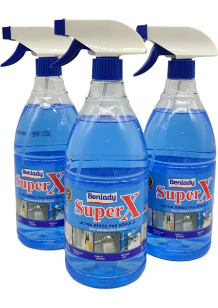 Superx Ultra Kireç Pas Sökücü 1 L x 3 Adet