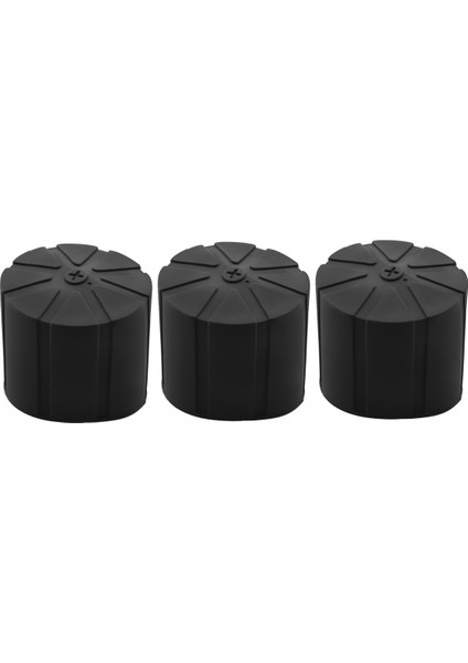 3 Adet Su Geçirmez Silikon Evrensel Lens Kapağı Kapağı 65-90MM Dslr Kamera Lensleri Için (Yurt Dışından)