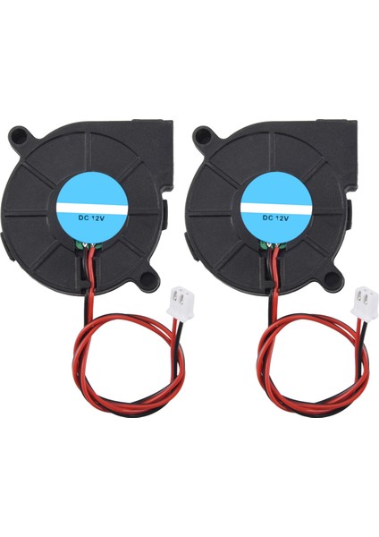 2 Adet Soğutma Fanı Dc 12V 0.15A 50MMX15MM Fanlar 3D Yazıcı Nemlendirici Aromaterapi ve Diğer Küçük Ev Aletleri Serisi Onarım Değiştirme (Yurt Dışından)