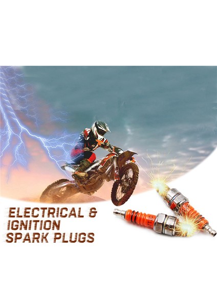 2x Motosiklet Bujisi A7TJC Modifikasyonu Gy6 50CC 70CC 90CC 110CC Atv Dirtbike 50 125 150CC 3 Elektrot Bujisi (Yurt Dışından) fırsatları