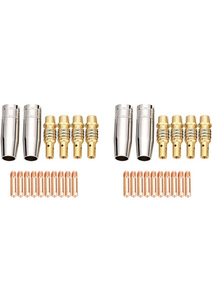 Kaynak Makinesi Için Mig Kaynak Nozulları Mig Kaynak Makinesi Için 32 Adet Temas Uçları - 0.8mm (Yurt Dışından)