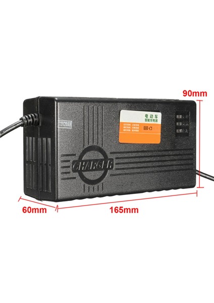 2x 72 V 20AH Motosiklet Pil Şarj Cihazı 6 LED Ekran Scooter Tekerleği Kurşun Asit Akü Elektrikli Bisiklet Aksesuarları Abd Plug (Yurt Dışından) modelleri