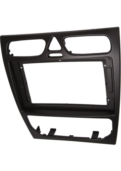 2x Araba Radyo Fasya C Sınıfı W203 02-04 DVD Stereo Çerçeve Plaka Adaptörü Montaj Dash Kurulum Çerçeve Trim Kiti (Yurt Dışından) fırsatları