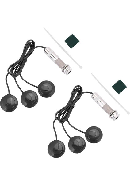 Akustik Gitar Ukulele Mandolin Aletleri Için Gitar Pikap 6x Piezo Pikap Dönüştürücü (Yurt Dışından)