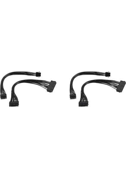 2x Anakart Güç Dönüşüm Kablosu 24PIN'DEN 18PIN'E, 8pin'den 12PIN'E, Destek Atx Güç Kaynağı, Z440 Z640 Için Uygun (Yurt Dışından)