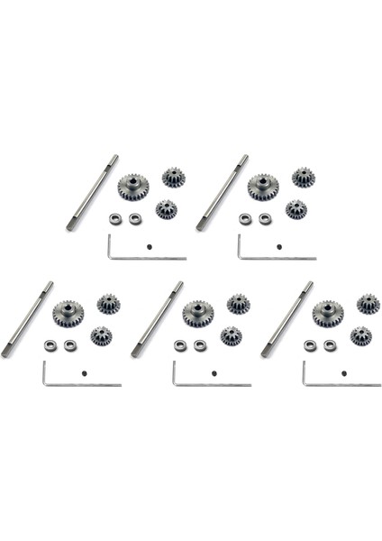 5x Metal Aktarım Dişlisi D Ekseni Şanzıman Çelik Dişliler Seti D12 1/10 Rc Araba Yükseltme Parçaları Aksesuarları (Yurt Dışından)