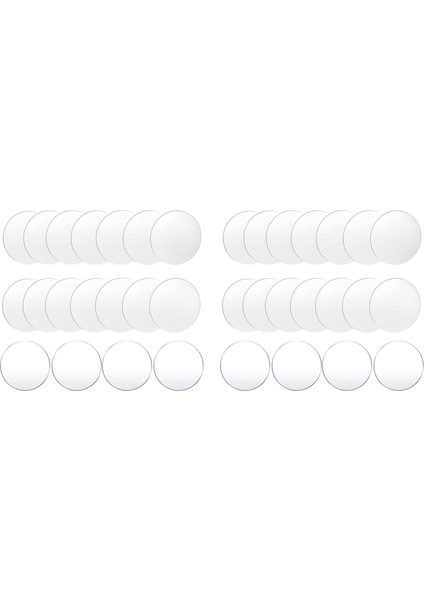 36 Adet Şeffaf Akrilik Disk 4 Inç Daire Akrilik Levha Kalın Daire Akrilik Yuvarlar Boşluklar Akrilik Panel Dıy El Sanatları Için (Yurt Dışından)