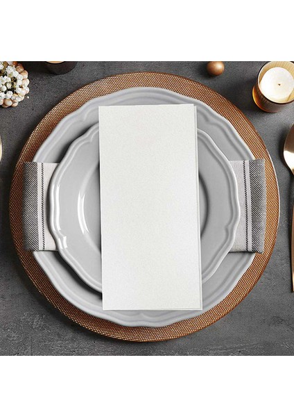 Linen Feel Misafir Havlusu Kağıt Gibi Tek Kullanımlık Bez El Peçeteleri Yumuşak, Emici, Kağıt El Havlusu (Beyaz, 200) (Yurt Dışından) fırsatları