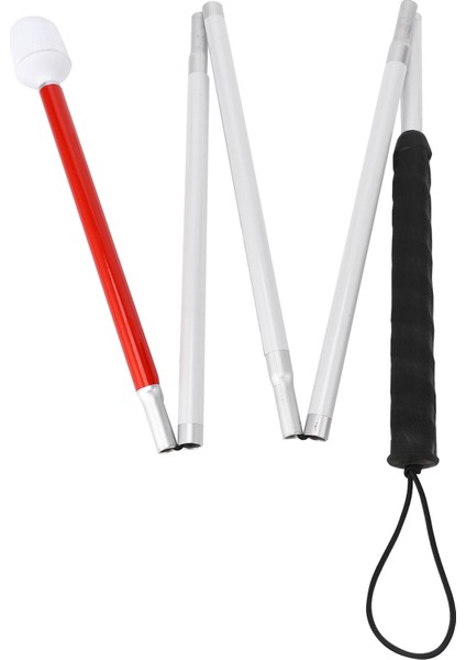 2x Alüminyum Katlanır Baston 4 Saniyelik Kör Baston Için Döner Uçlu Katlanır Baston (Yurt Dışından) fiyatları