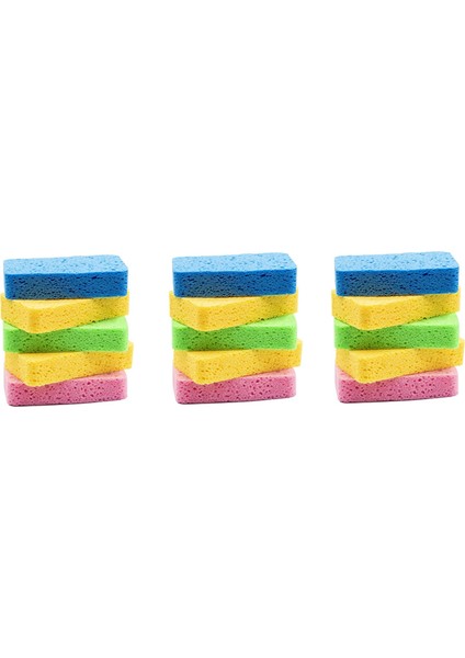 Büyük Selüloz Süngerler, Bulaşık Için Mutfak Süngerleri, Görev Ovma Süngerleri, Çizilmez Bulaşık Scrubber Süngeri Tencere 15 Adet (Yurt Dışından)