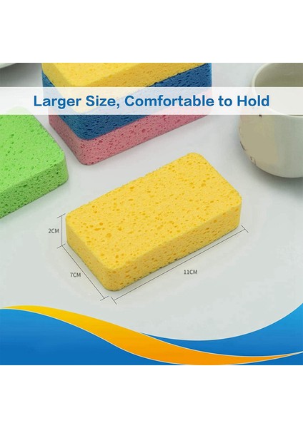 Büyük Selüloz Süngerler, Bulaşık Için Mutfak Süngerleri, Görev Ovma Süngerleri, Çizilmez Bulaşık Scrubber Süngeri Tencere 15 Adet (Yurt Dışından) modelleri