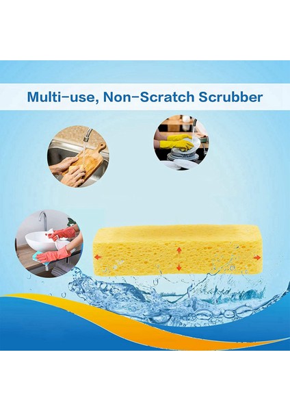 Büyük Selüloz Süngerler, Bulaşık Için Mutfak Süngerleri, Görev Ovma Süngerleri, Çizilmez Bulaşık Scrubber Süngeri Tencere 15 Adet (Yurt Dışından) fırsatları